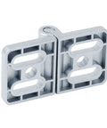 Close-up of Heavy Duty Zinc Alloy T Slot Aluminum Extrusion Door Hinges 4 Pack for 4040 and 1515 profiles, showing smooth finish.