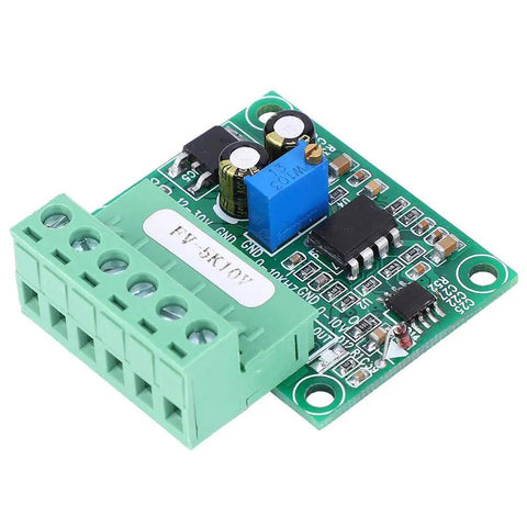 0-5KHz To 0-10V Frequency To Voltage Converter Module Digital To Analog Converter For Pulse Signals, 5V/12V/24V Input No Resistors Needed