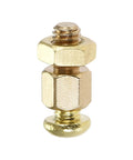 M4 Hex Brass Standoff Spacers With Male Female Threaded Pillar Screws And Nuts For Computer Motherboard Circuit Board Electronics Kits. Brass nut and screw.