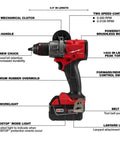 Game Changing Brushless Cordless Drill Driver Combo Set With Dual 5Ah Batteries Multi Voltage Charger And Snug Construction showing key features, 6.9 inch length, ergonomic design.