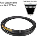 The Real Deal A80 Drive V Belt Replacement For 80 Inch Inner Length Heavy Duty Industrial Rubber Transmission Systems Built Like A Tank To Handle Daily Grind Without Giving Up, showing cross-section details.