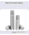 Ten Pack M6 M8 M10 304 Stainless Steel Solid Dowel Pins With Slotted Head For Easy Installation And Precise Alignment 20mm Length Great For Positioning Roll Shafts
