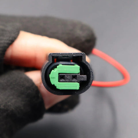 Chrysler 200 Side Marker Light Connector And Socket Kit for Plug And Play 2015 2017 close-up of female connector front view
