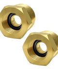 brass NPT to compression reducer fittings, pack of 2