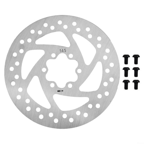 145mm Six Bolt Disc Brake Rotor For Road And Mountain Bikes And Electric Scooter Models Delivers Crisp Braking And Stops On A Dime