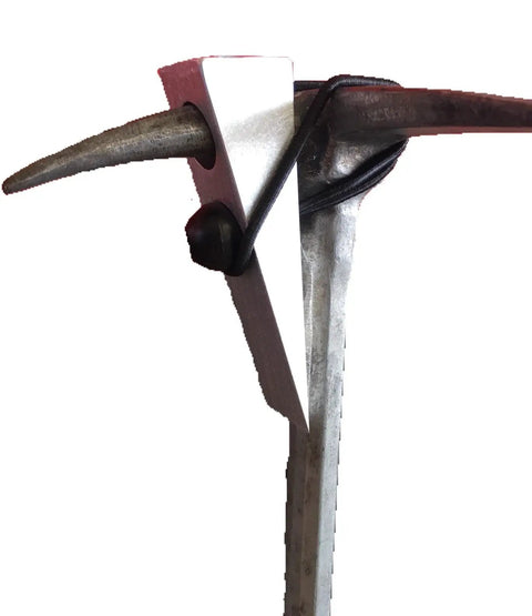 Beefy Aluminum Forced Entry Wedge For Halligan Bar 6061 T6 Pry Tool with smooth angled face on metal tool