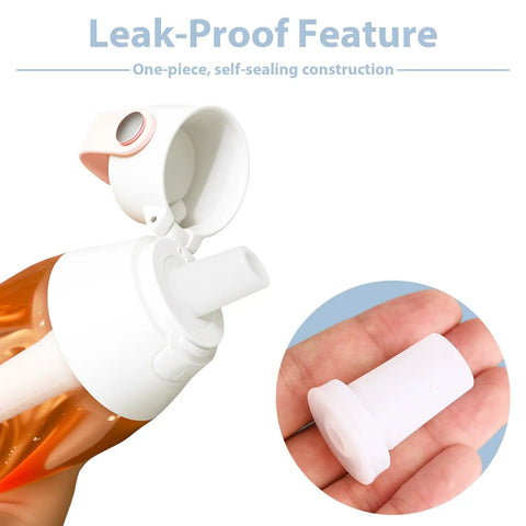 Leak-proof Six Pack Silicone Bite Valve Replacement Mouthpieces For Water Bottles Brita Compatible in hand