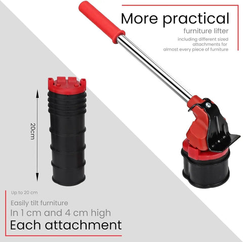 Heavy Duty Furniture Lifter With Four Sliders For Easy Safe Moving Of Sofas Couches And Refrigerators Appliance Roller