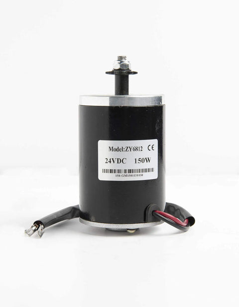 150W 24V DC Brush Electric Motor For Razor Scooters And DIY Go Karts ZY6812 Replacement With 11T 25 Sprocket And Chain Works With 24V Power Systems Great Upgrade For DIY Rides And Kids Projects