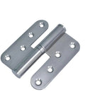 Beefy Stainless Flag Type Hinge With Double Curved Folding Detachable Fireproof Anti Theft Door Hardware For Industrial Use Heavy Duty Steel Door Hinge Kit