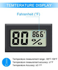 2 Pack Digital Hygrometer Thermometer Humidity Gauge For Indoor Temperature And Humidity Monitoring, Easy To Read Display