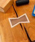 Close-up of Bow Tie Inlay Kit With Frame, Bit, And Bushing For Precise Router Inlays And Decorative Woodworking Templates