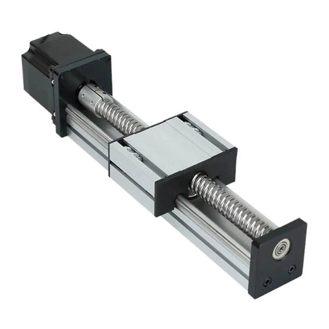 Super Tough CNC Linear Guide Stage Rail With SFU1605 Ball Screw Actuator, 600mm stroke, aluminum and steel precision slide table.
