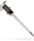 Handy Digital Caliper 6 Inch Range With Extra Large LCD Display, Three Measurement Modes Decimal Inches Fractional Inches And Millimeters, Stainless Steel Precision Tool, Auto Power Off, Heavy Duty Ruler For Easy Accurate Readings, stainless steel digital caliper with LCD display