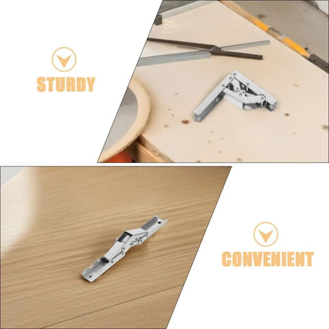 4 Pack Short Arm Wide Angle Cabinet Hinges For Kitchens And Bathrooms, No Fuss 90 Degree Opening, Cold Rolled Steel Build