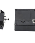 Seamless NFC Electronic Drawer Lock With Discreet Invisible Cabinet Mount showing a compact black lock mechanism.