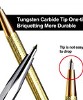 Built Different Tungsten Carbide Scribe Metal Etching Pen And Glass Tile Marking Tool Featuring A Smooth Reversible Chuck for precise markings.