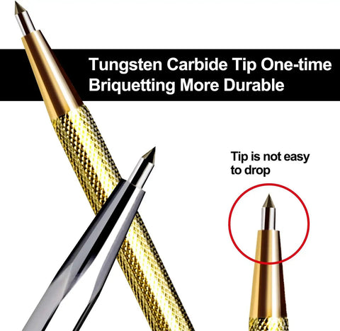 Built Different Tungsten Carbide Scribe Metal Etching Pen And Glass Tile Marking Tool Featuring A Smooth Reversible Chuck for precise markings.