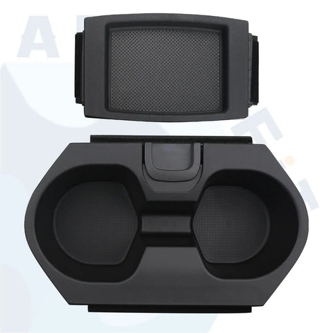 Top view of Cup Holder Insert And Coin Tray For Center Console Upgrade Fits 10th Gen Civic LX EX Si 2016 2020 Sedan Coupe Hatchback