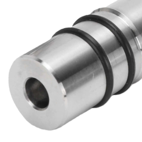 Close-up of Stainless Steel Bench Dog Set 20mm for MFT Workbenches with T Track Connectors Non Slip Hold Downs