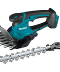 18V LXT Cordless Grass Shear With Hedge Trimmer Blade, Go-To Yard Tool, showing 2-in-1 quick blade change design