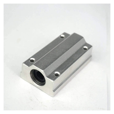 Linear Bearing Slider SCS8LUU 8mm Length For CNC Parts And 3D Printer Parts Dope Smooth Precision Machine Tools ABEC1 Bearing Steel For High Precision Industrial Electronics Packaging Medical Textile Equipment, aluminum housing