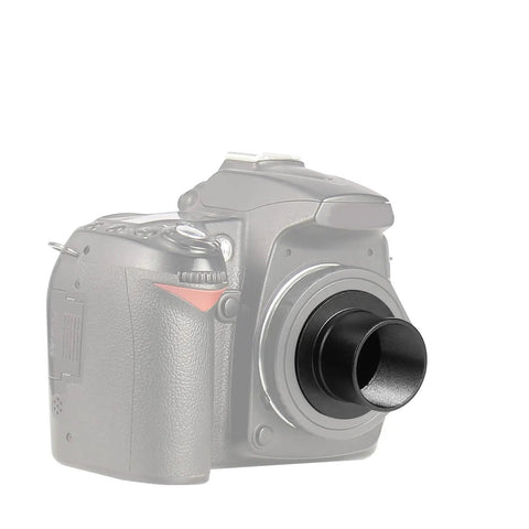 1.25 Inch To T2 Telescope Camera Adapter For Digiscoping All Metal Aluminum Construction Threads For 1.25 Inch Filters on camera