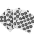 Sheets of Three Eighth Inch Round Mini Self Stick Furniture Slider Felt Pads For Hard Floors For Smooth Moves No Scratch Glide