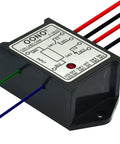 Plug And Play DPST Relay Module With One Normally Open And One Normally Closed Contact 8 Amp 250VAC Or 30VDC 24V Control Voltage Low 17mA Input LED On Indicator Compact Plastic Case Easy Wiring For DIY Projects