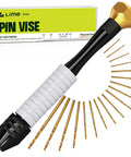 Pin Vise Hand Drill Manual For Jewelry Making With Micro Drill Bits 0.8mm To 2.5mm Rotary Craft Drill For Resin Wood Plastic Beads Clay And Miniatures