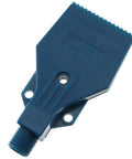 Blue Wind Jet Nozzle For Industrial Air Blowers With Quarter Inch BSPT Male Threads Three Holes ABS Construction Low Noise Design