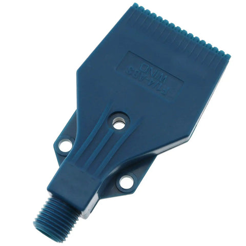 Blue Wind Jet Nozzle For Industrial Air Blowers With Quarter Inch BSPT Male Threads Three Holes ABS Construction Low Noise Design