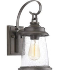 Conover Outdoor Lantern in Antique Pewter Finish, Weatherproof Exterior Porch Light for Homes, classic wall-mounted design