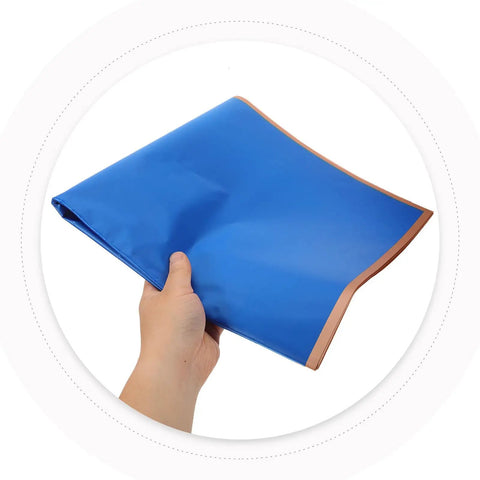 Blue Waterproof Floral Wrapping Paper Foldable 20 Sheets For Bouquets Party Decor And Gift Packaging Durable Plastic Flower Wrap