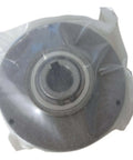 Front view of Magnetic Powder Clutch Electromagnetic Brake ZX-2.5YS for industrial machinery, shown in protective wrapping.