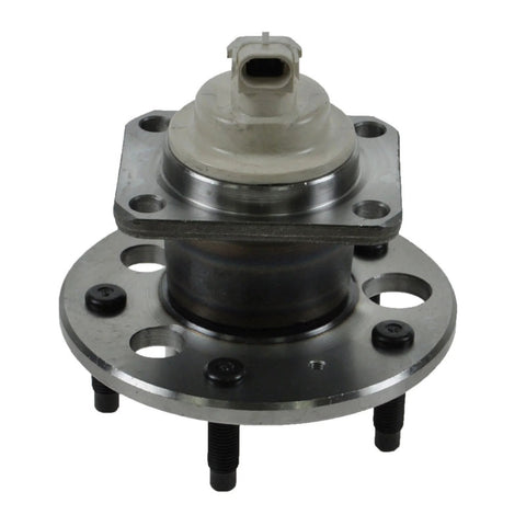 Front view of Rear Wheel Bearing And Hub Assembly Set Plug And Play Two Piece For Chevrolet Impala 2000 To 2008 2009 To 2013 2014 To 2016