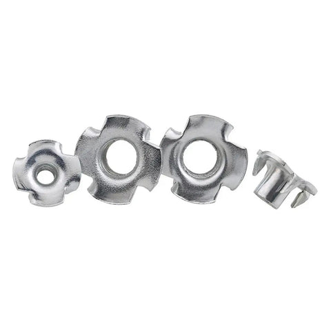 Beefy Four Claw T Nuts M4 To M10 Carbon Steel Blind Pronged Insert For Furniture Hardware And Speaker Mounts The Ultimate Heavy Duty Tee Nut Set