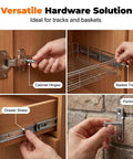 Heavy Duty 6X14MM Short Expansion Screw Set Rock Solid Wall Anchors For Door Hinge Thread Repair And Stripped Screw Hole Restoration No Sweat Drywall Fix Kit thirty pack for cabinet hinges and basket tracks.