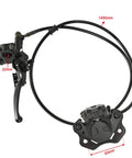 Rear Hand Hydraulic Disc Brake Master Cylinder Caliper Assembly With Brake Pads For Chinese ATV Quad Fit TaoTao Sunl Roketa NST