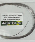 Rosin Core Solder 63/37 0.025 Inch Wire, 0.7 Ounce Spool, 30 Feet, Flux 44 for smooth flow and non corrosive residue in packaging