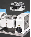 No Sweat 5 Axis Self Centering Round Vise For Heavy Duty Cnc Milling Featuring Rock Solid Zero Point Plate Interface And Game Changing 110 Mm Clamping Range on CNC setup