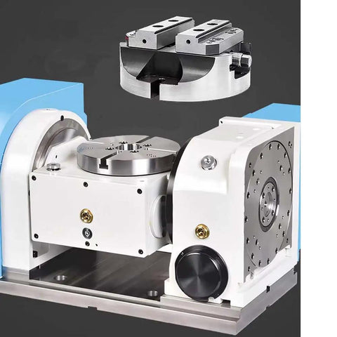 No Sweat 5 Axis Self Centering Round Vise For Heavy Duty Cnc Milling Featuring Rock Solid Zero Point Plate Interface And Game Changing 110 Mm Clamping Range on CNC setup