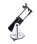 Heritage 150 Tabletop Dobsonian Telescope For Beginners With Easy Setup And Portable Grab And Go Design Crisp Moon And Planet Views Fast F5 Optics And 750mm Focal Length Ideal Entry Point For Budding Stargazers. White tabletop Dobsonian telescope with 150mm black tube and mount