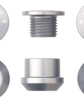 Beefy Durable 7075T6 Aluminum Chainring Bolts And Nuts Set For 1X Drivetrains With Dual 4mm Bolt And 6mm Nut, corrosion resistant