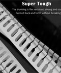 Close-up of Open Slot Wiring Raceway Duct for Cable Management, showing flex resistance and sturdy design