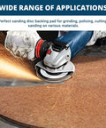 4 1/2-inch resin-fiber sanding disc backing pad for angle grinder with 7/8-inch arbor