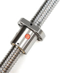 Close-up of Heavy Duty SFU2005 SFU1605 SFU1610 Ballscrew Set for CNC Machines with high precision linear motion screws.