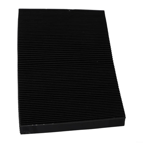 Flexible Accordion Bellows Cover For CNC Milling Machines, 1.5m Extendable Rail Dust Guard, Heavy-Duty Black, 140mm Height