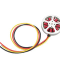 Beefy 5010 750KV Brushless Motor For RC Drones And Multicopters, Premium Aluminum Alloy Build, 50x10mm Size, Silver Finish, Wires Shown