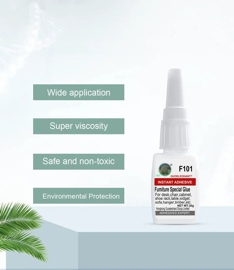 All Purpose Furniture Glue For Wood Metal Plastic Stone And Ceramic Repairs Clear Colorless Bond That Sticks Tables Chairs Shelves And More Ultra Strong Go To Adhesive For Furniture Projects Bonding 20g bottle on display